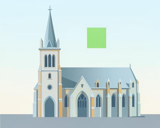 Stylised illustration of Blackburn Cathedral