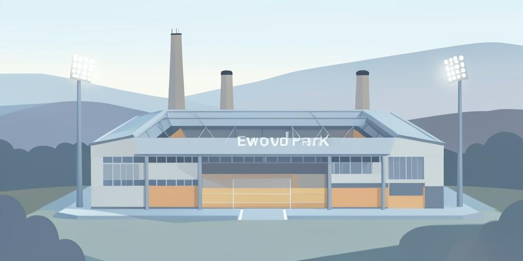Stylised illustration of Ewood Park