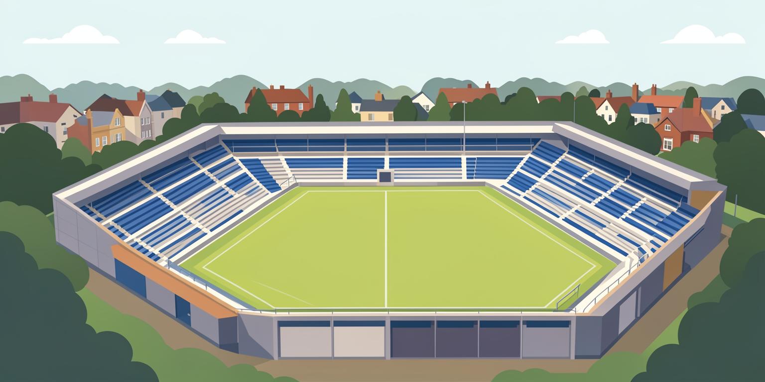 Stylised illustration of Memorial Stadium