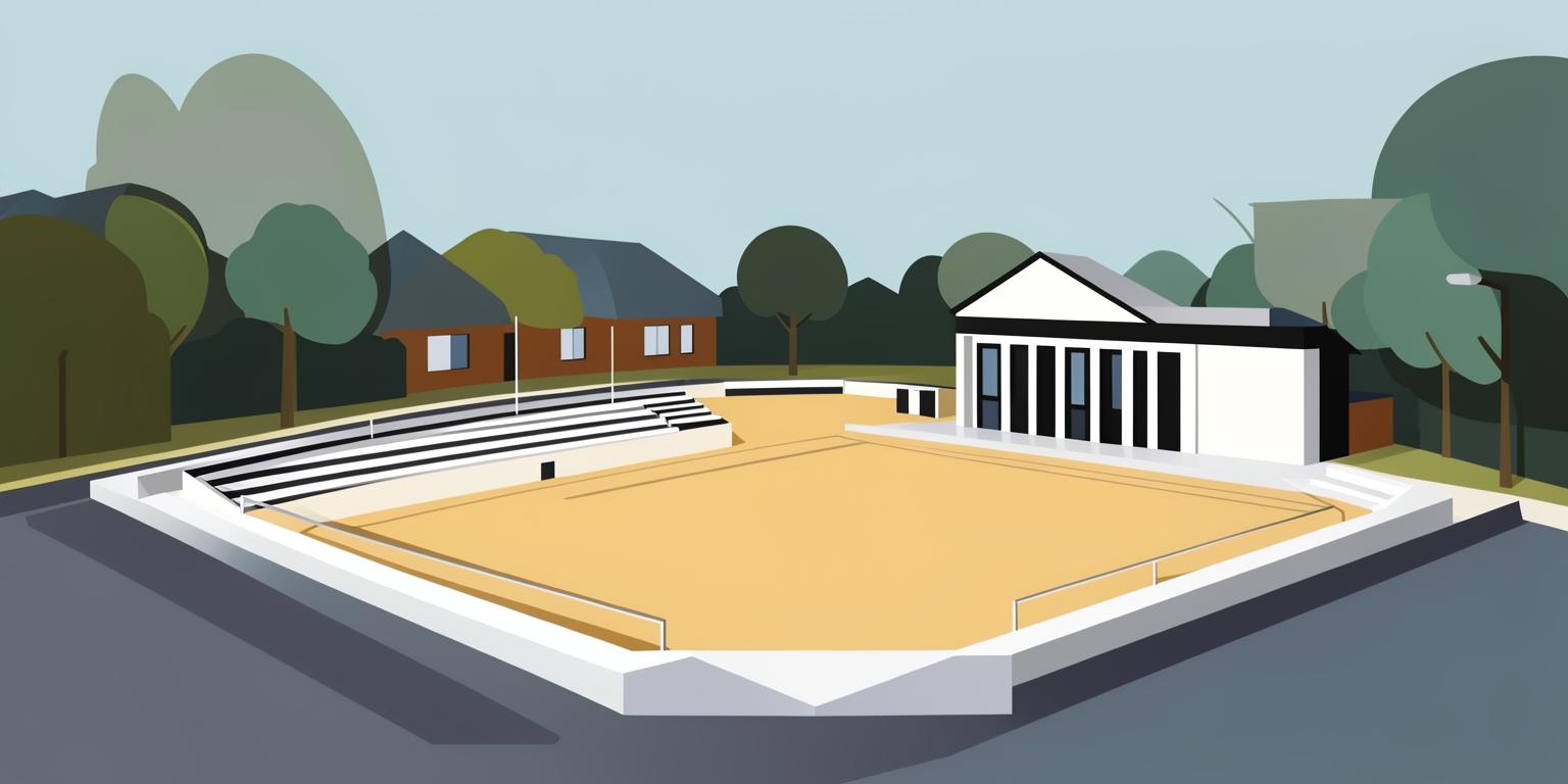 Stylised illustration of Hayes Lane in Bromley