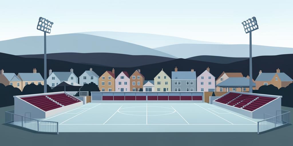 Stylised illustration of Turf Moor