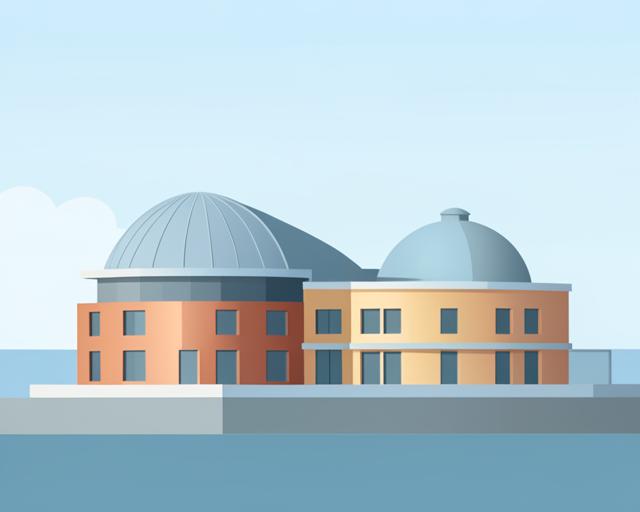 Stylised illustration of Cardiff Bay