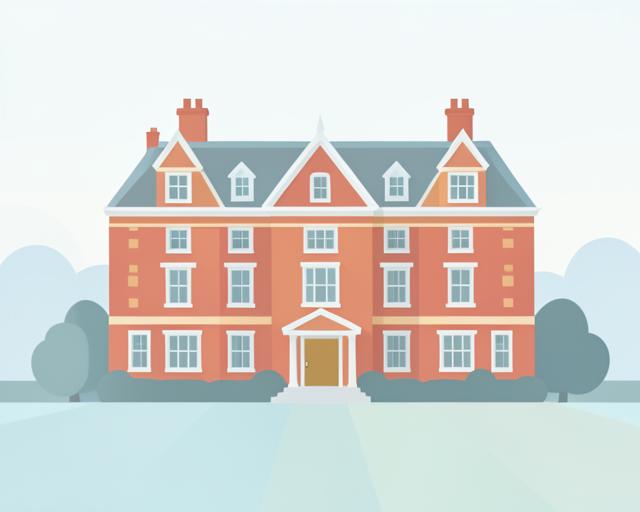 Stylised illustration of Charlton House