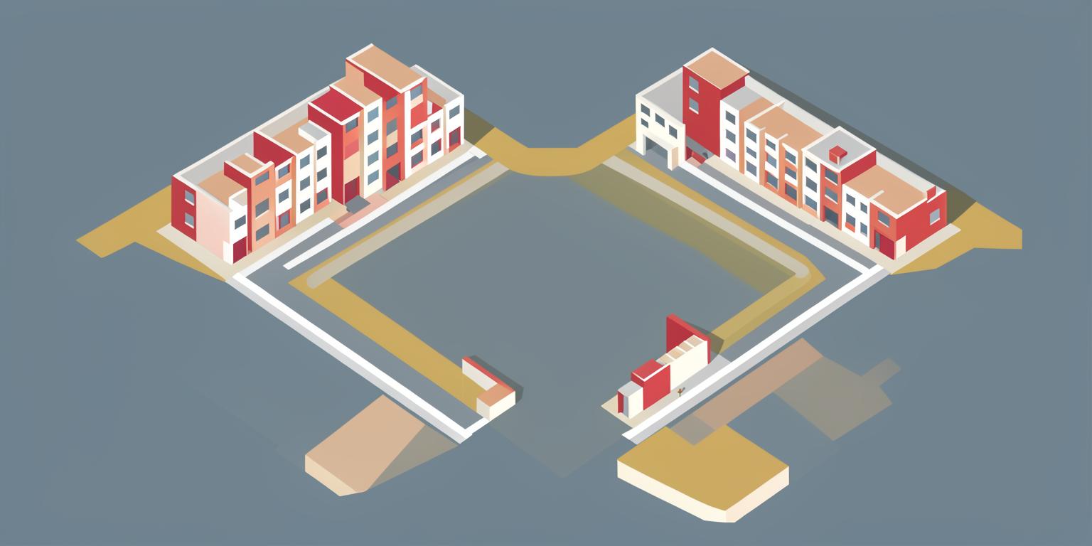 Stylised illustration of Brisbane Road in London
