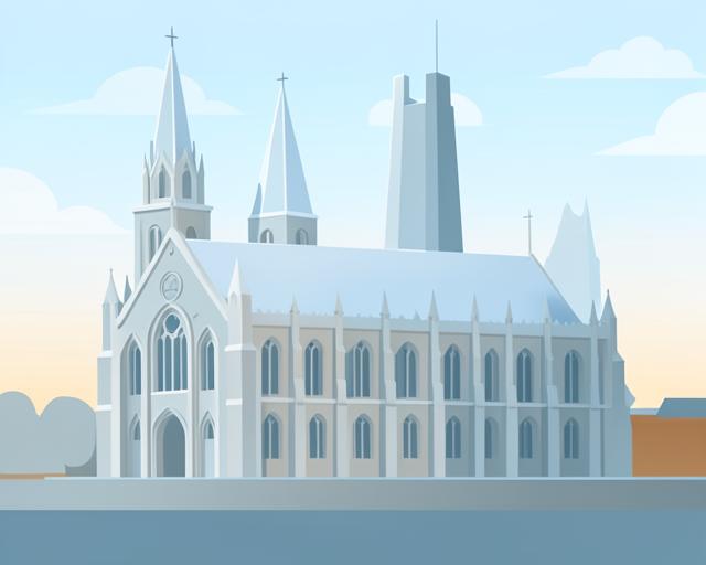 Stylised illustration of Southwark Cathedral