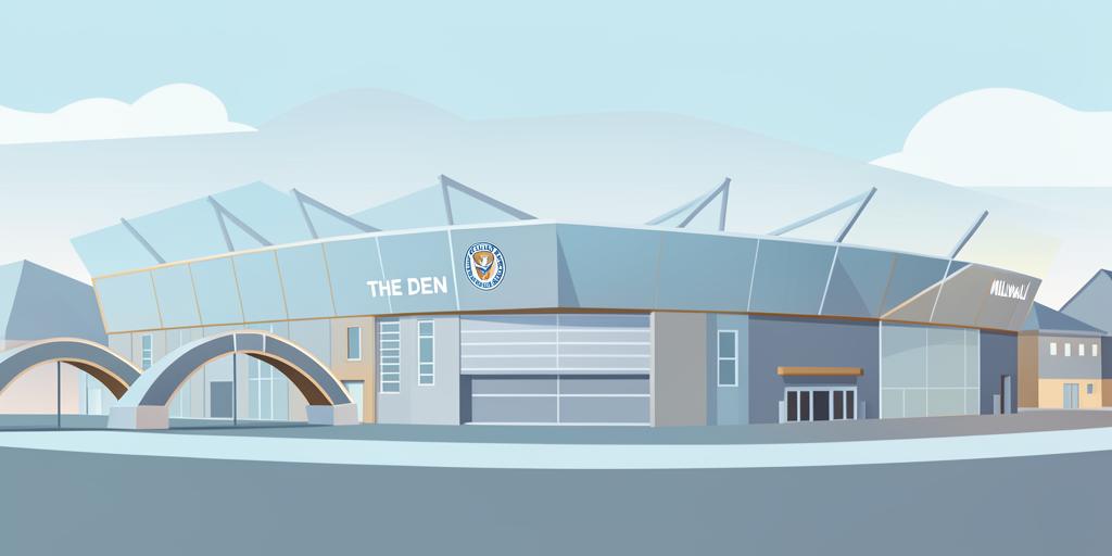 Stylised illustration of The Den