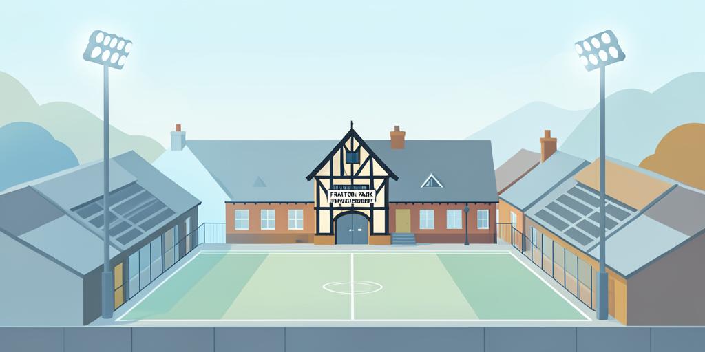 Stylised illustration of Fratton Park
