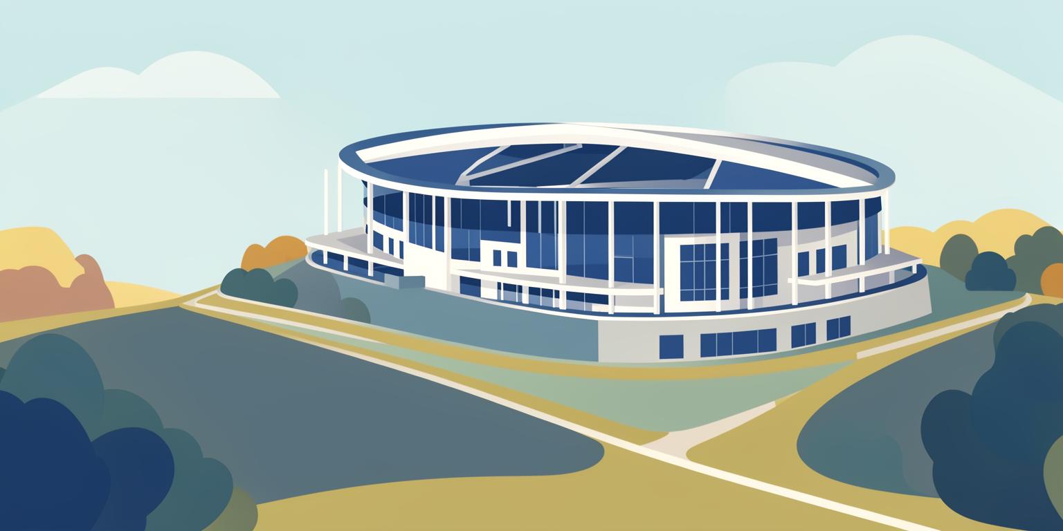 Stylised illustration of Select Car Leasing Stadium in Reading