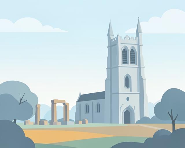 Stylised illustration of St Albans